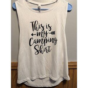 Bella This Is My Camping Shirt. Women’s Tank Top Size Medium